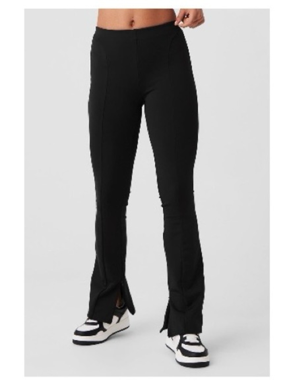 ALO Yoga high waist 7/8 zip it flare legging